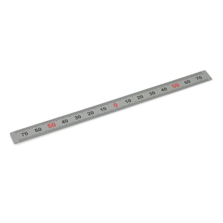 GN711-NI-12-W-M Adhesive Ruler